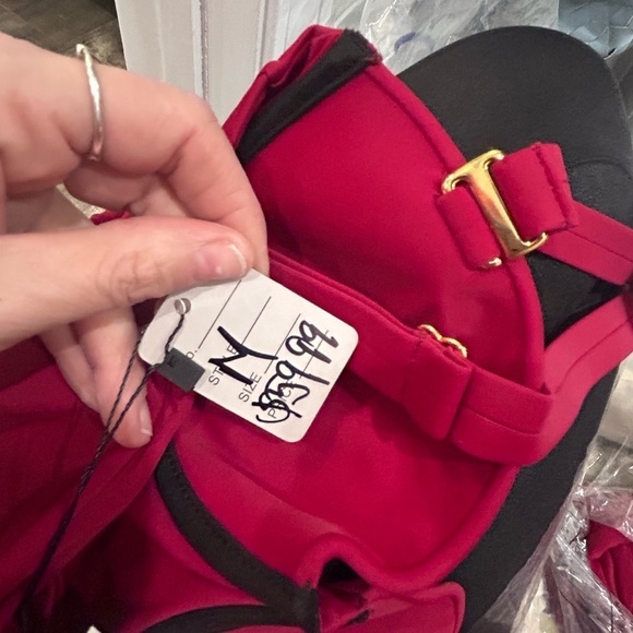 PUNTAMAR Layla red one piece swimsuit NWT - Picture 8 of 9